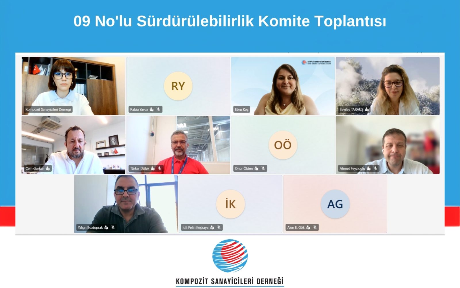 09 No’lu Sürdürülebilirlik Komite Toplantısı