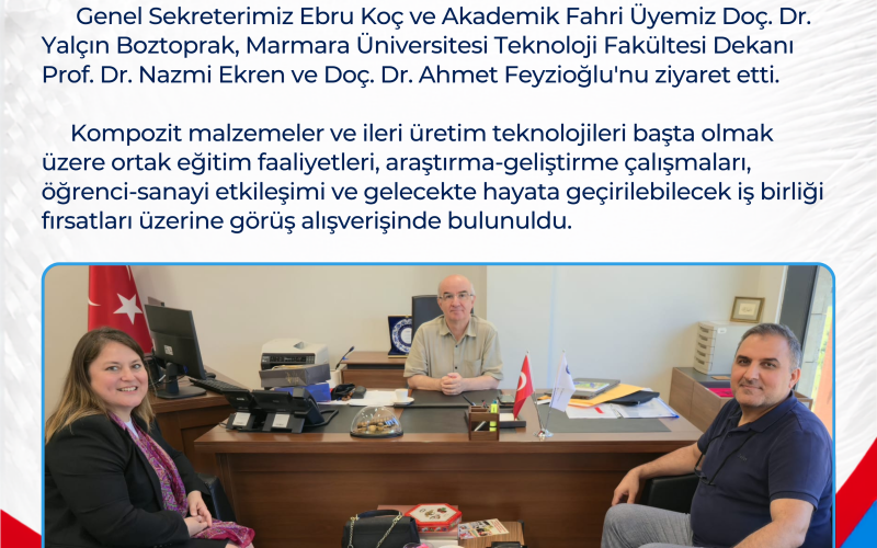 Marmara Üniversitesi Teknoloji Fakültesi’ne İş Birliği Ziyareti