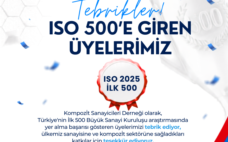 2025 Yılı İSO İlk 500’de Yer Alan Üyelerimizi Tebrik Ederiz