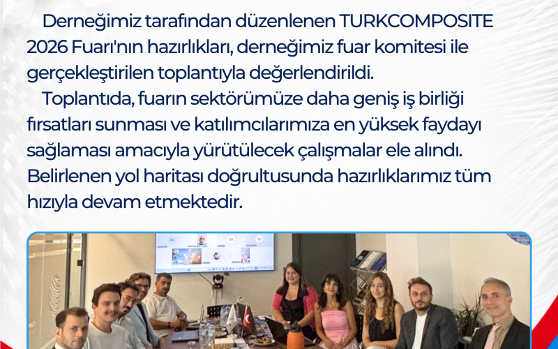 TURKCOMPOSITE 2026’NIN HAZIRLIKLARI DEVAM EDİYOR